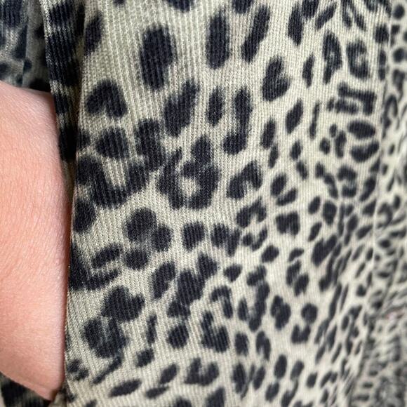 Tommy Bahama XS Shirt Dress | Leopard Corduroy, Cotton Belted Pockets Safari New - Picture 8 of 10